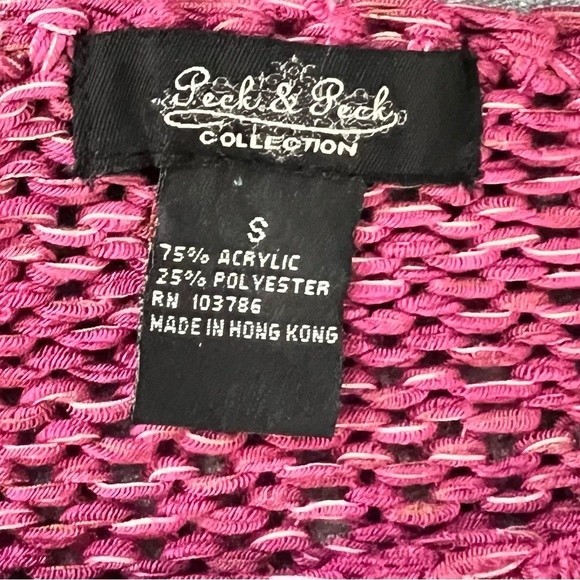 Peck & Peck PINK knit sweater size small - Picture 2 of 5